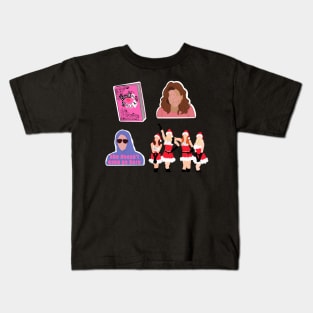 Mean Girls Sticker Pack Kids T-Shirt